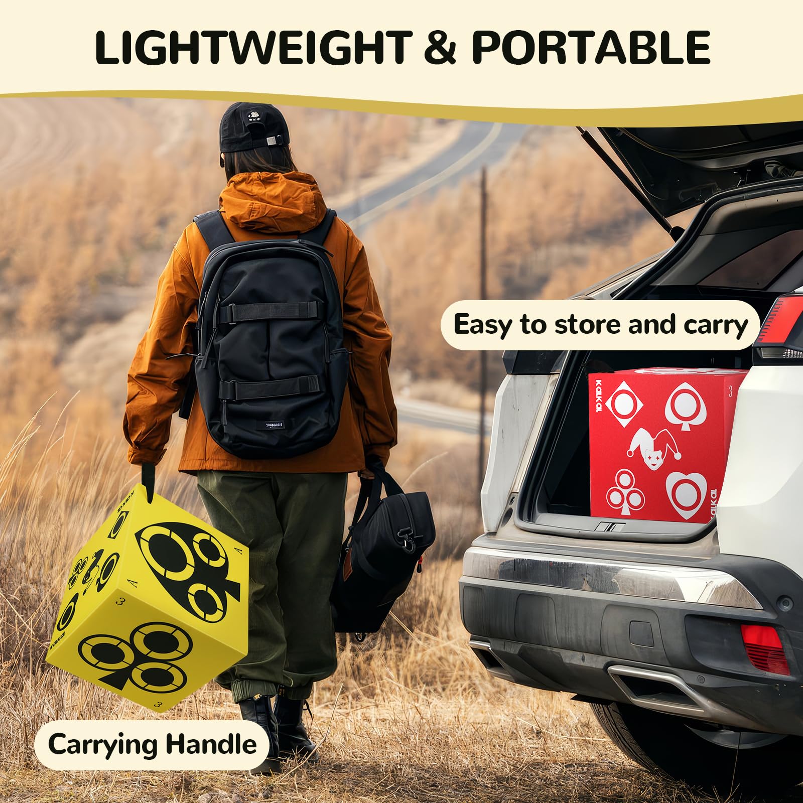 Kalkal Archery Target lightweight design makes transport effortless.