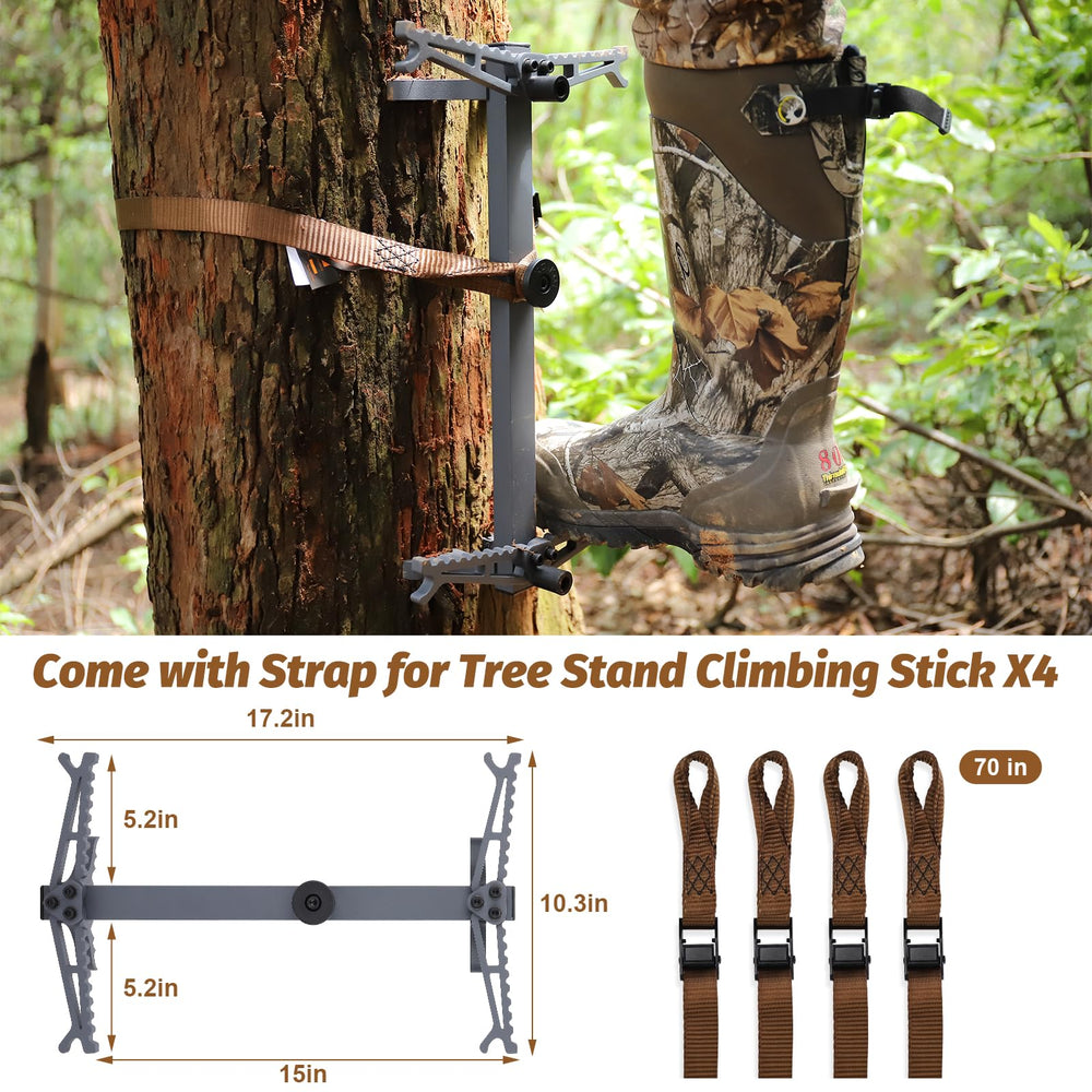 Kalkal climbing sticks 1.87-lb-per-stick design keeps gear light.