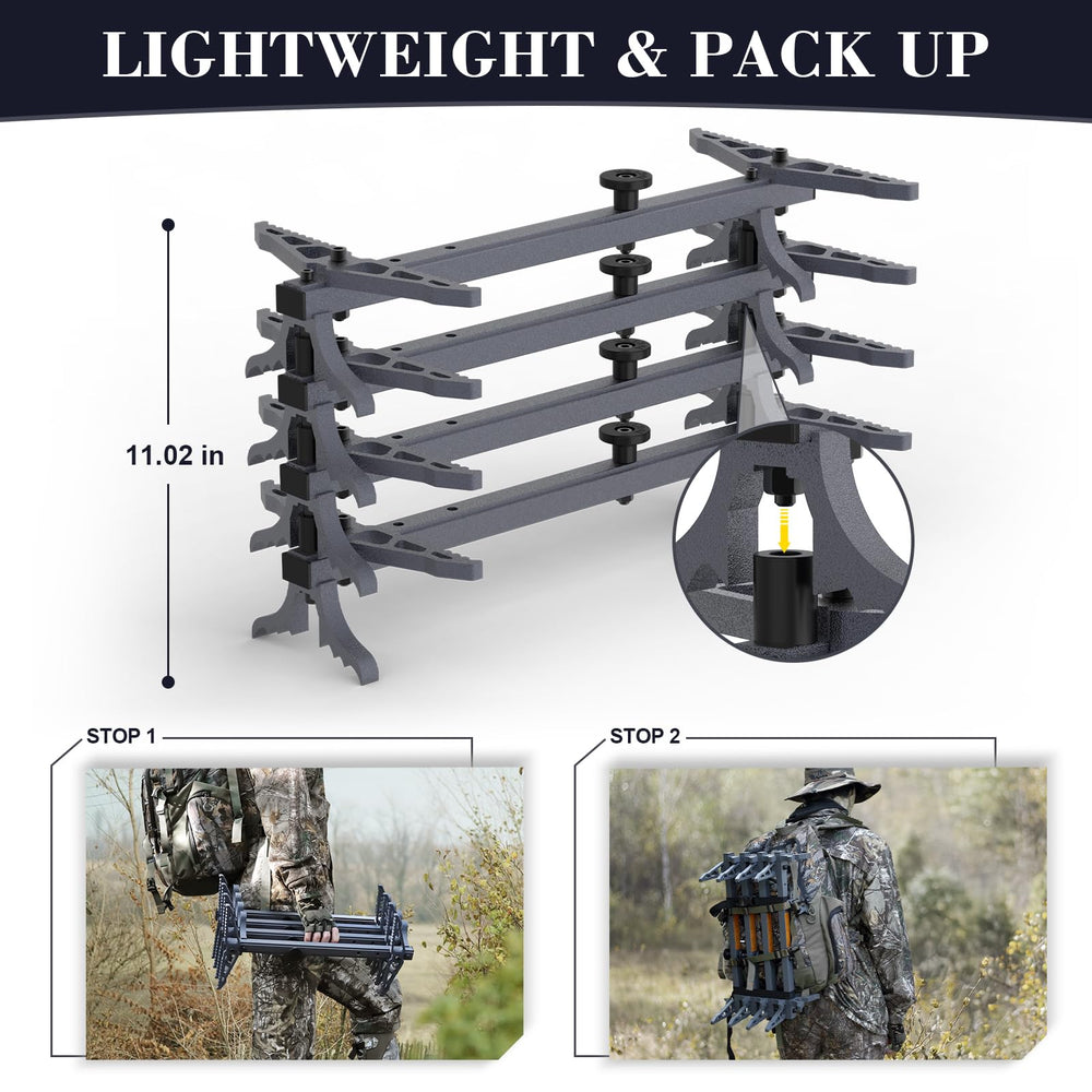 Kalkal climbing sticks with nylon straps for secure, stable attachment.