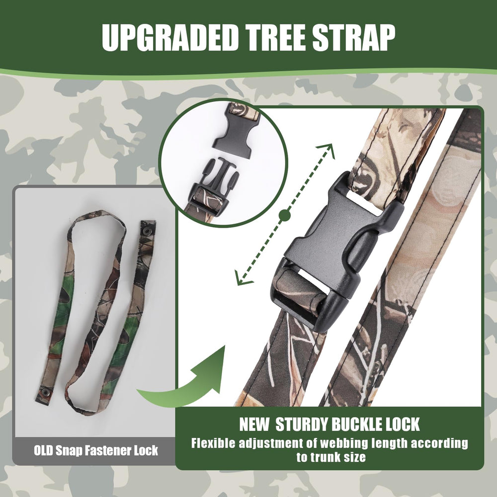 Kalkal concealed camo pattern tree umbrella blends with surroundings for stealth.