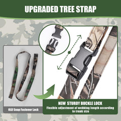 Kalkal concealed camo pattern tree umbrella blends with surroundings for stealth.