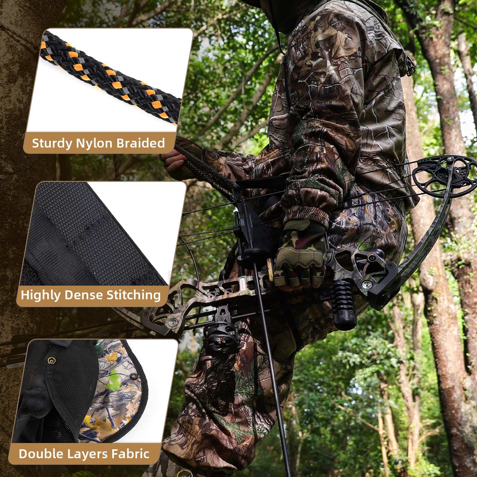 Kalkal storage bag keeps accessories organized for quick hunts.