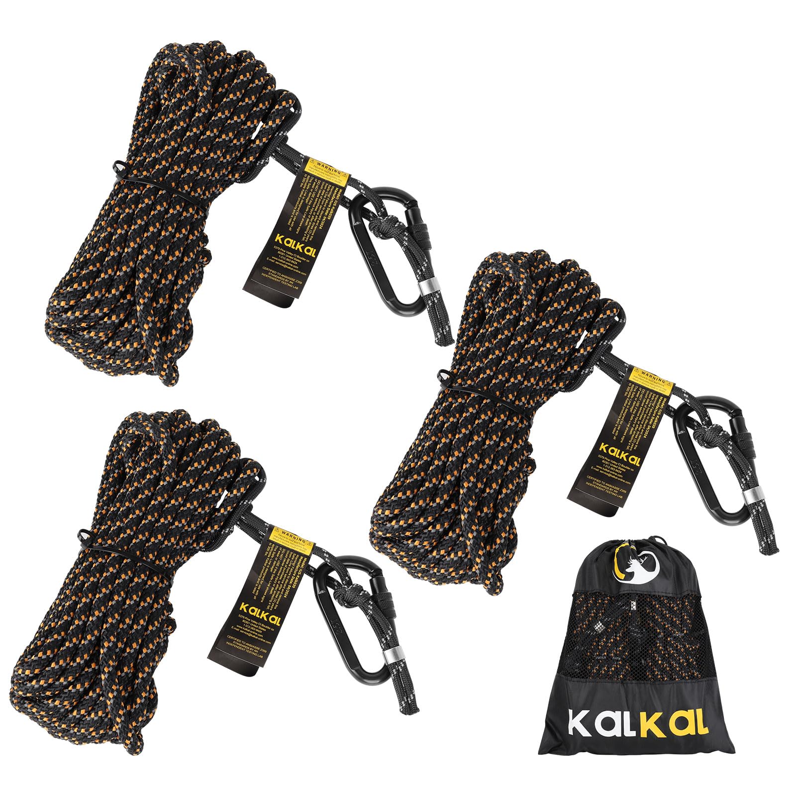 Kalkal Tree Stand Safety Rope 30ft length for secure hunter setup.