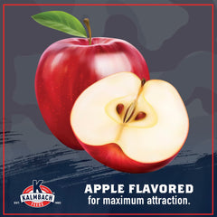 Kalmbach Feeds Apple Flavored Deer Block closeup shows enticing aroma for wildlife