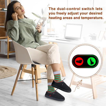 Kamlif heated slippers battery pack with 22.2Wh capacity for long-lasting warmth.