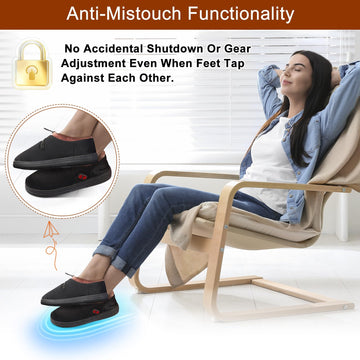 Kamlif heated slippers interior memory foam insole for cushioned comfort during long wear.