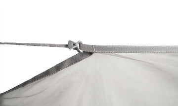 KAMMOK Dragonfly Insect Net shows easy entry with horizontal dual-zip for in and out.