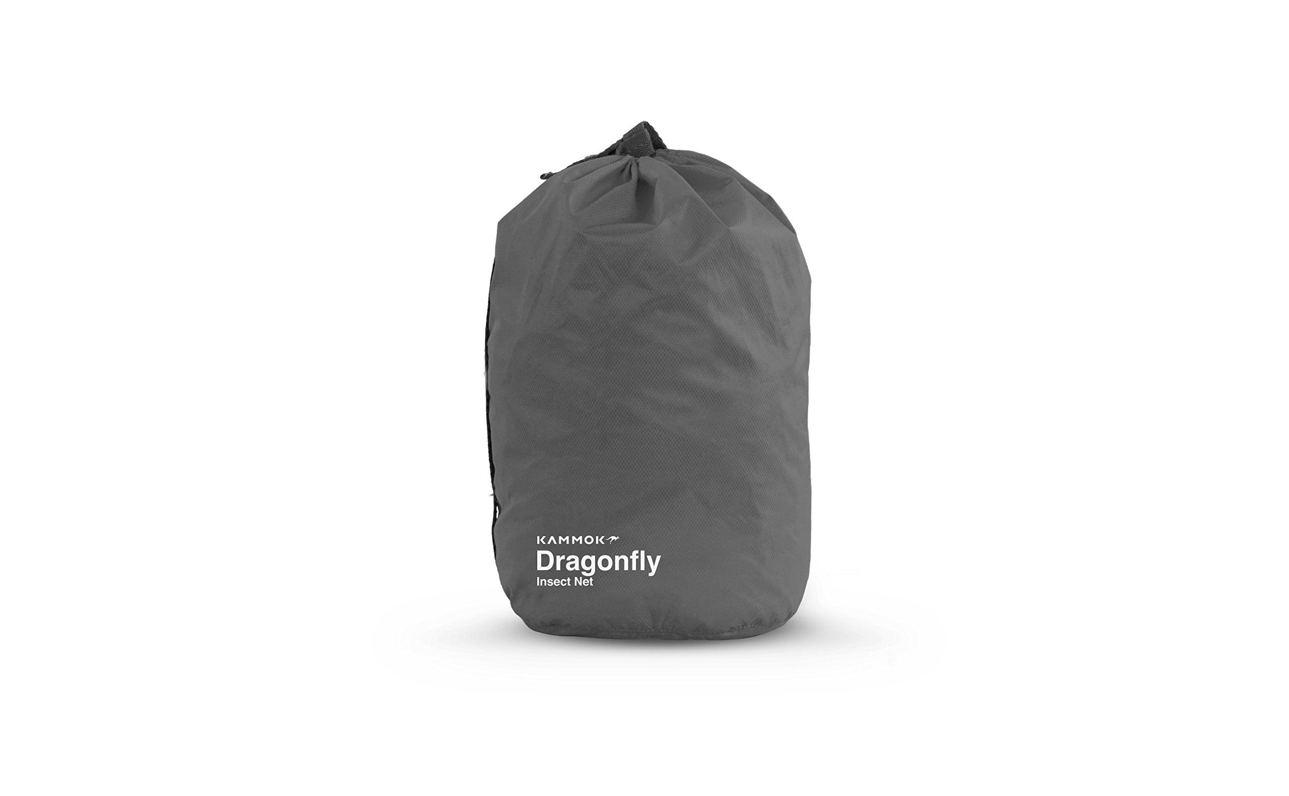 KAMMOK Dragonfly Insect Net Granite Gray provides 360° protection against insects at dusk.