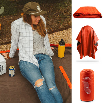 KAMMOK Field Blanket durable stitched edges for rugged use