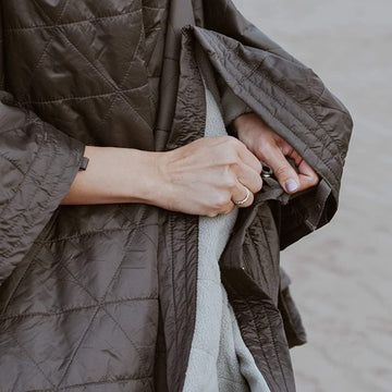 KAMMOK Field Blanket rolled compactly for easy portability