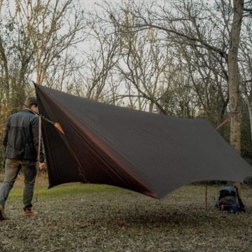Kammok Kuhli Pro seam seals illustrate trusted waterproofing against wind-driven rain.