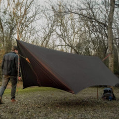 Kammok Kuhli Pro seam seals illustrate trusted waterproofing against wind-driven rain.