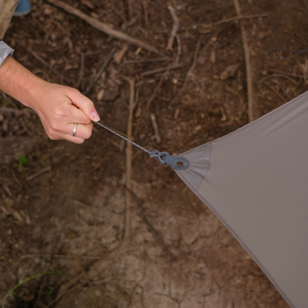Kammok Kuhli Pro toggled storm-doors show quick shelter access and wind cover.