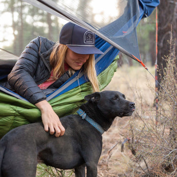 KAMMOK Mantis Gear Loft and organizer maximize campsite storage.