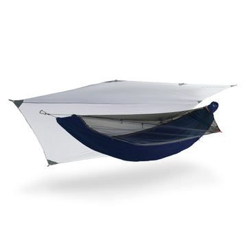 KAMMOK Mantis hammock body in Bluesign fabric for eco camping comfort.