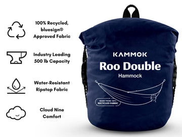 Eight gear loops enable pillow and insulation attachment for flexible comfort.