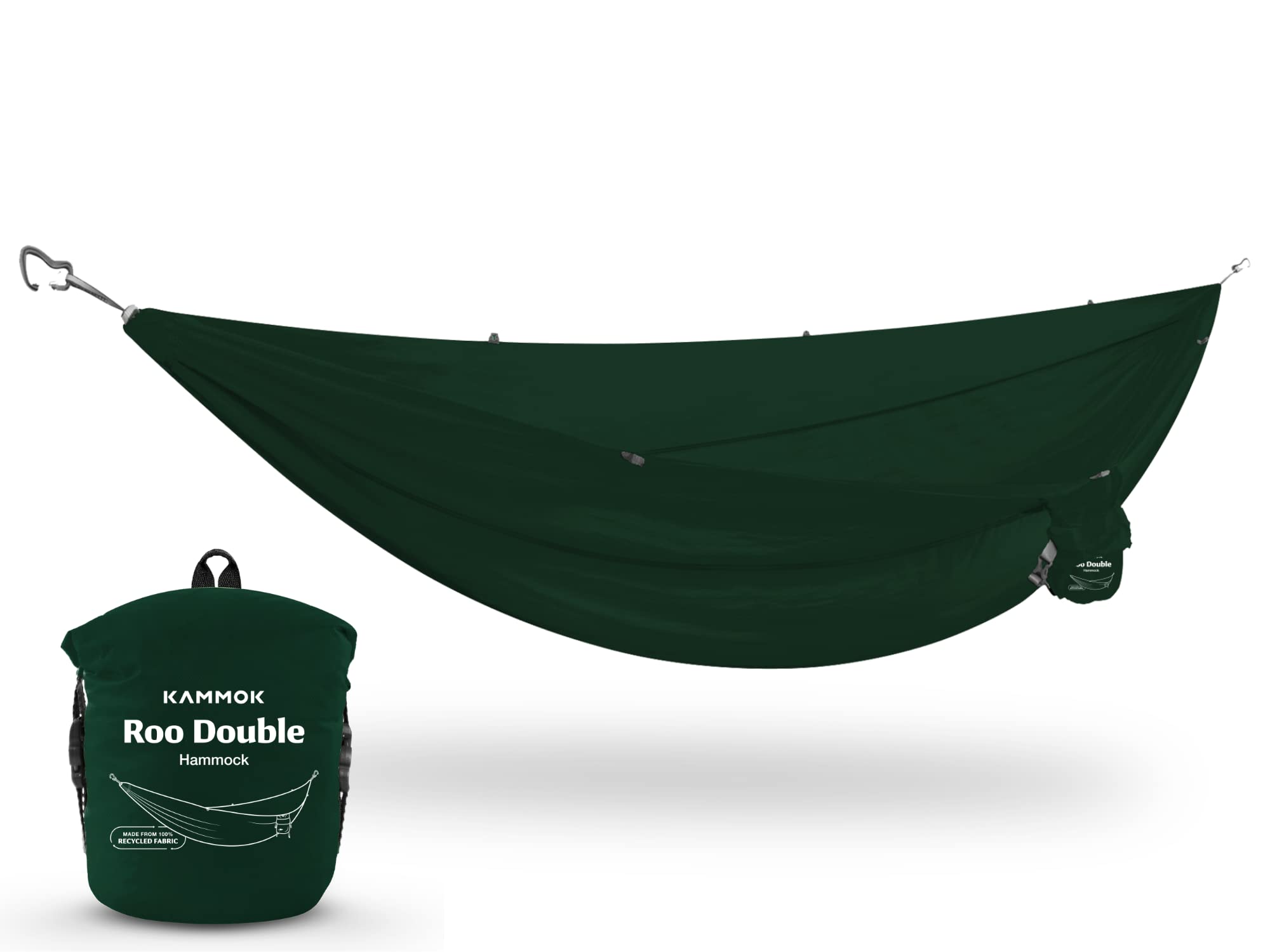 KAMMOK Roo Double gravitasx fabric closeup highlights breathable, water-resistant comfort