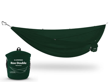 KAMMOK Roo Double gravitasx fabric closeup highlights breathable, water-resistant comfort