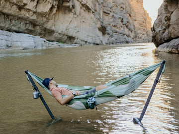 KAMMOK Roo Double Hammock lifetime adventure guarantee for long-lasting use.
