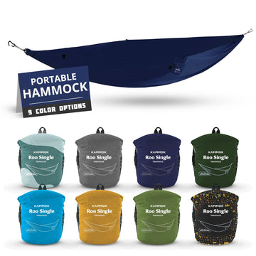 KAMMOK Roo Single Hammock GravitasX fabric for breathable comfort