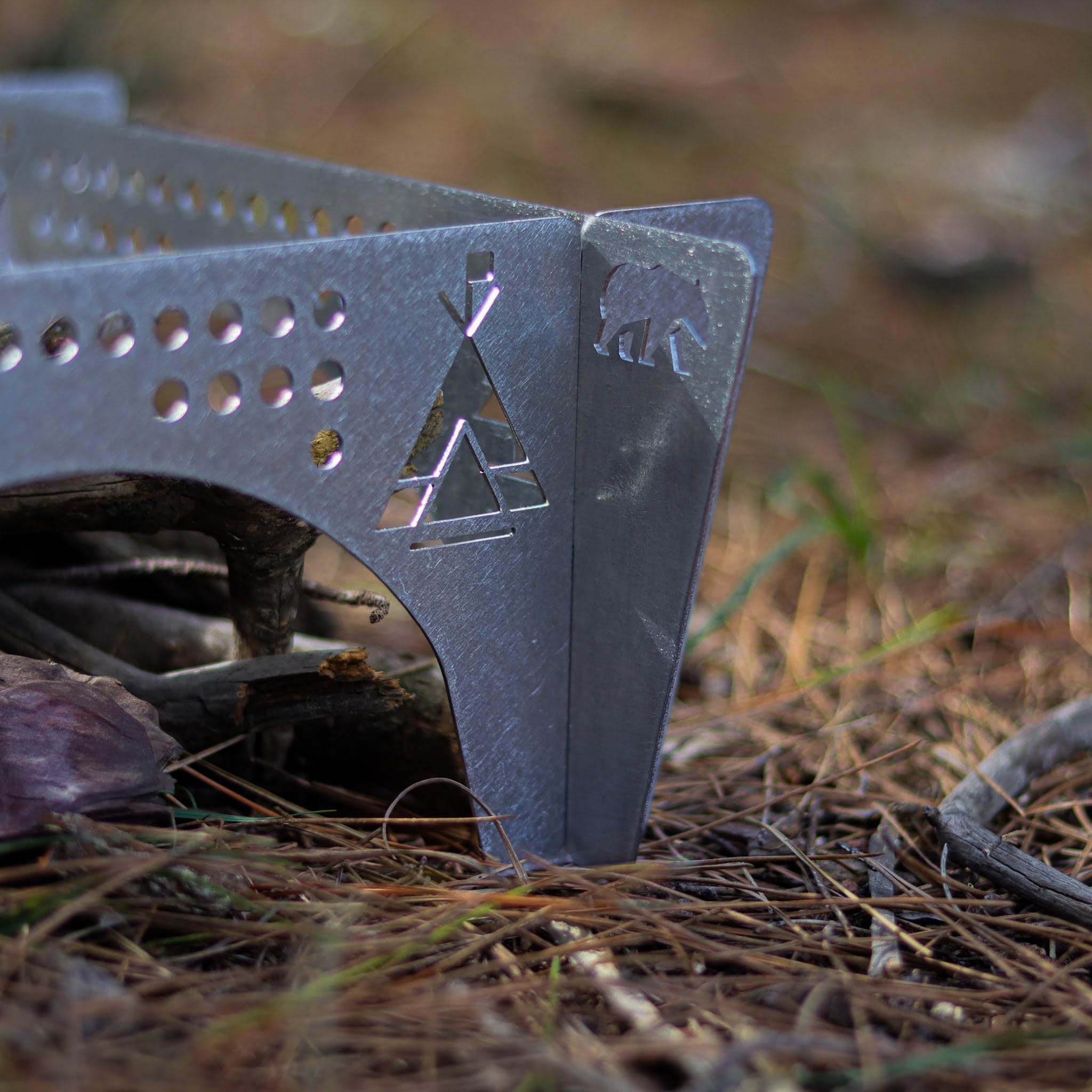 Kamp Ayısı compact storage design fits easily with camping gear.