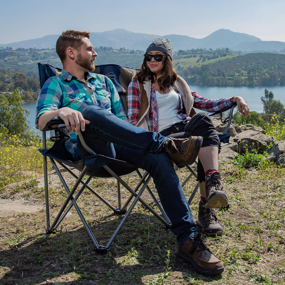 Kamp-Rite 500lb capacity chair supports heavier outdoor seating.