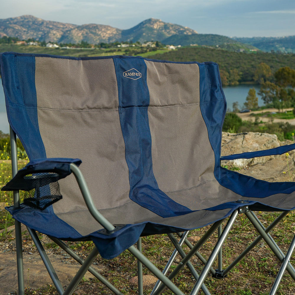 Kamp-Rite powder-coated steel frame ensures durable, rust-resistant support.
