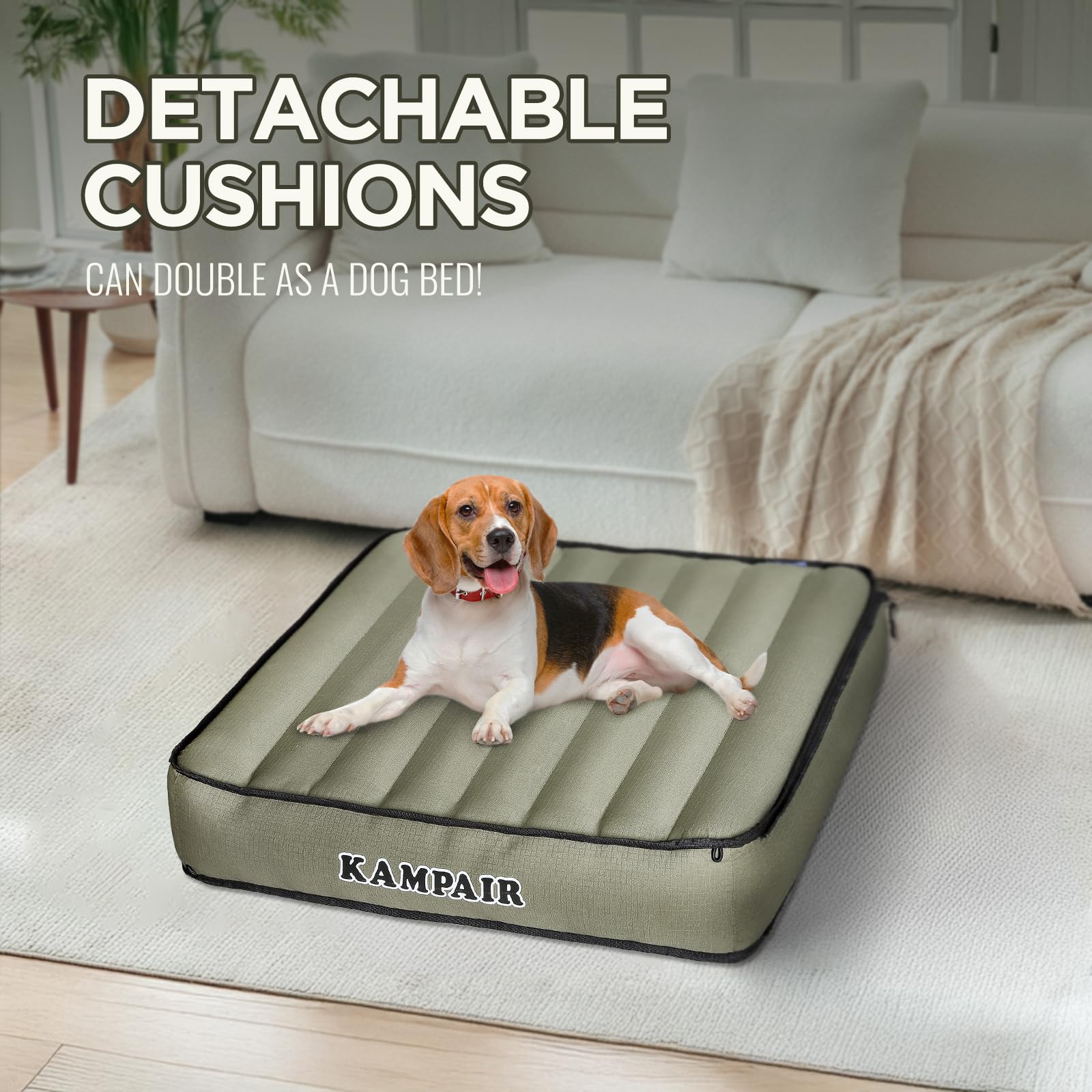 Kampair waterproof durable camping pad protects against moisture during outdoor trips.