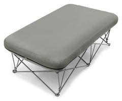 KAMPKEEPER camping cot air-m mattress in tent for cozy outdoor sleep.