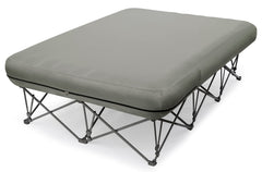 KAMPKEEPER camping cot air mattress setup enables quick tent sleep comfort.