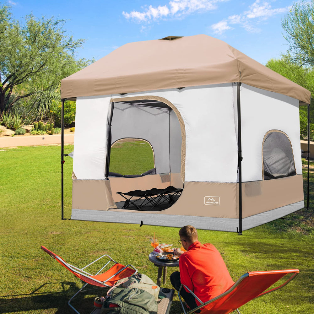 KAMPKEEPER camping inner tent ventilated roof detail enables cool airflow