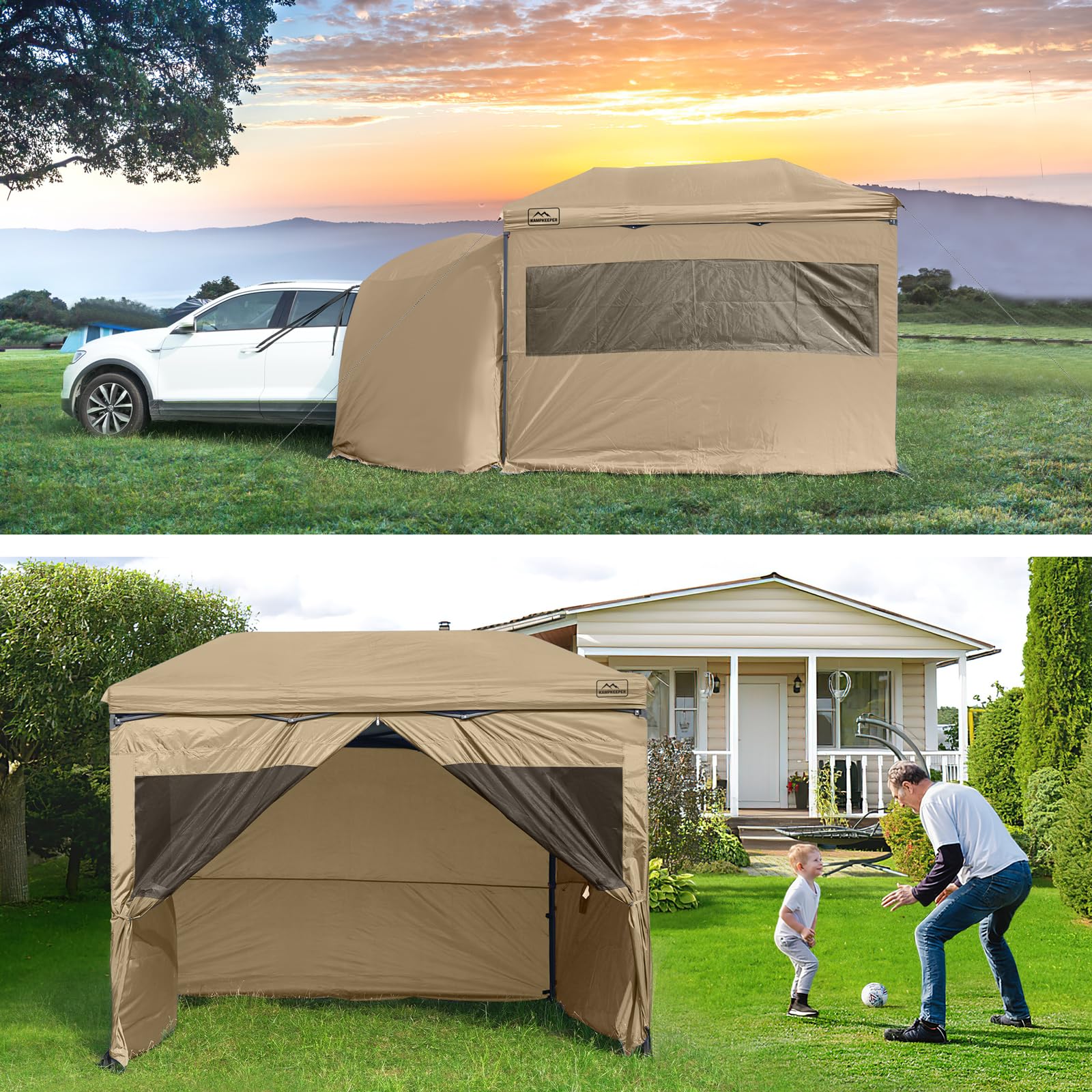 KampKeeper ventilated window highlights improved airflow and comfortable interior.
