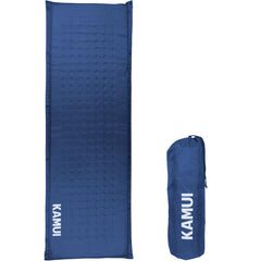 Kamui self-inflating sleeping pad blue cover for cozy tent sleep