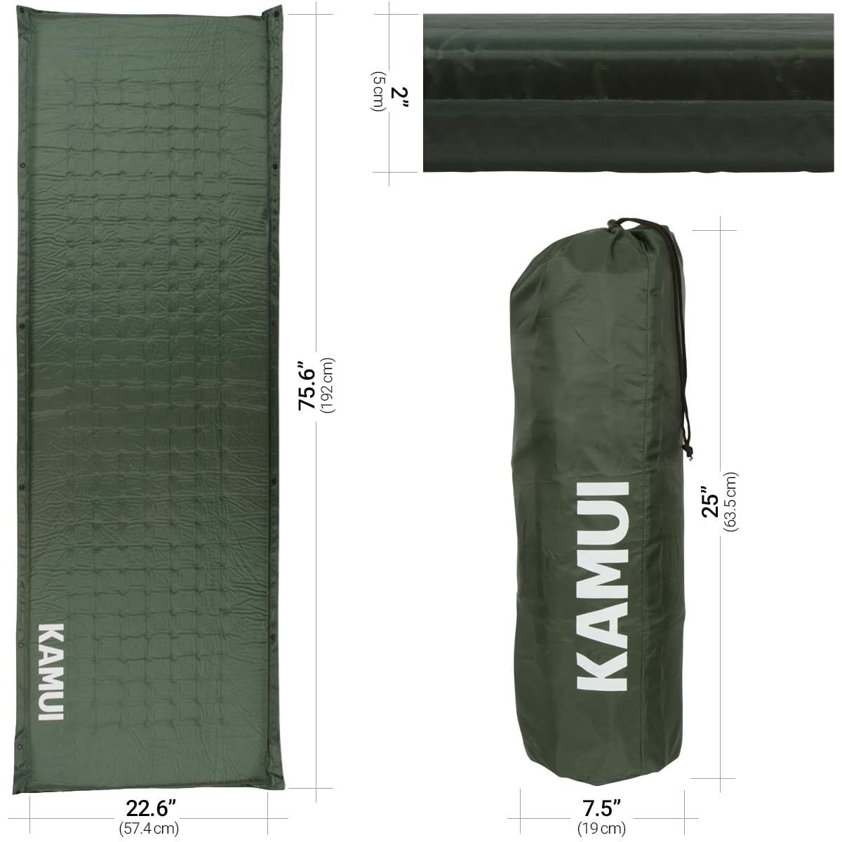 KAMUI sleeping pad-horizontal-connectors-assembly shows easy family campsite expansion.
