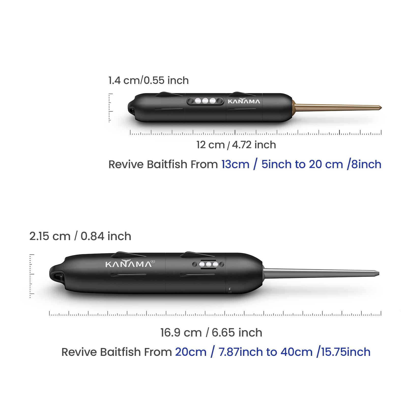 KANAMA Smart Bait Pro lure handling larger bait for bigger catches