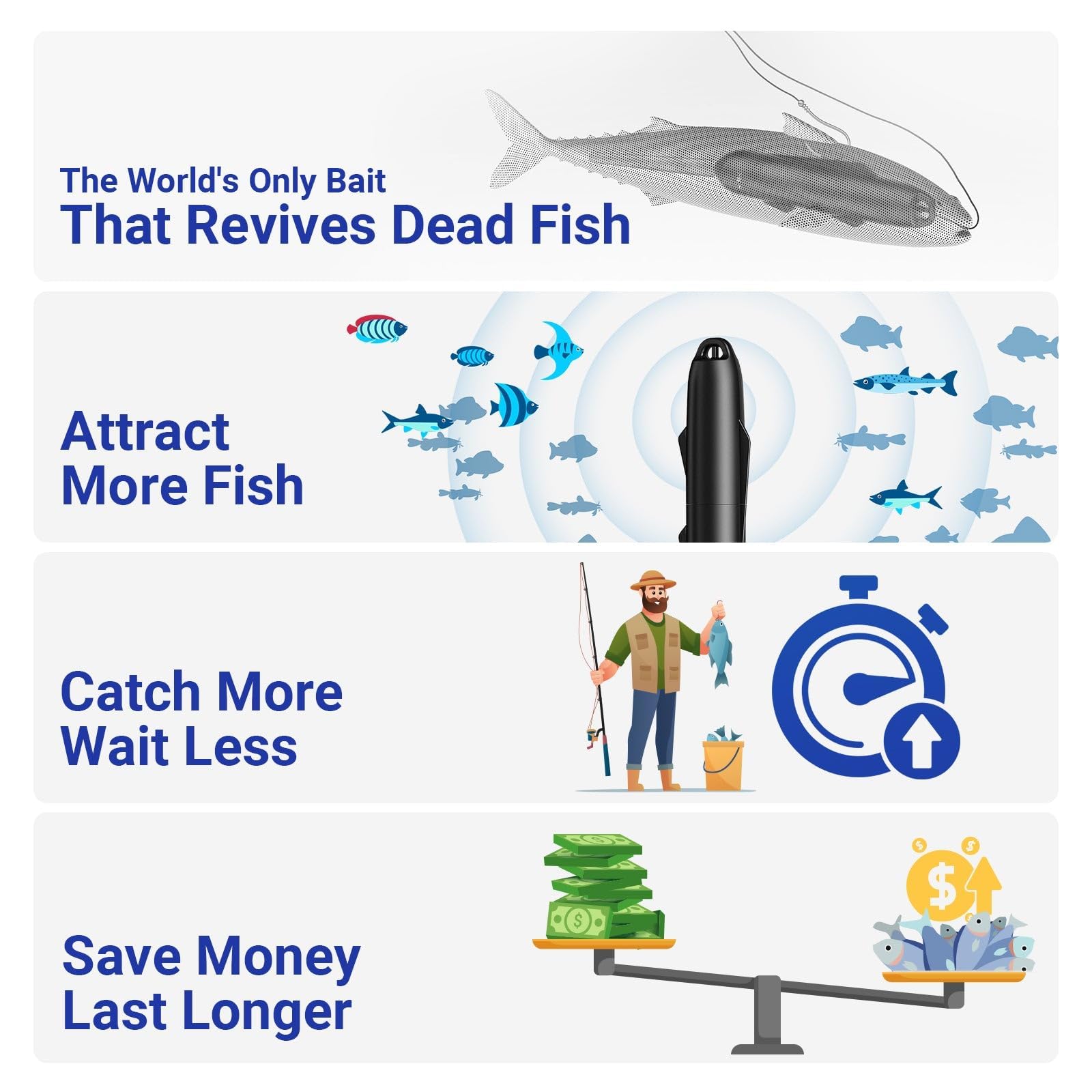 KANAMA sonic attractant emission highlights integrated sound cues for targeting fish