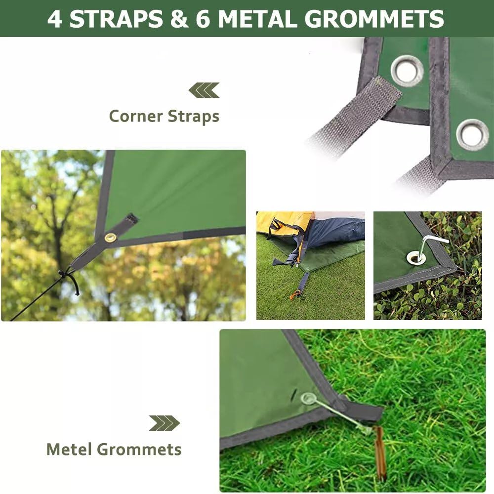 KANCOKIT tarp used as sun canopy for shade and shelter
