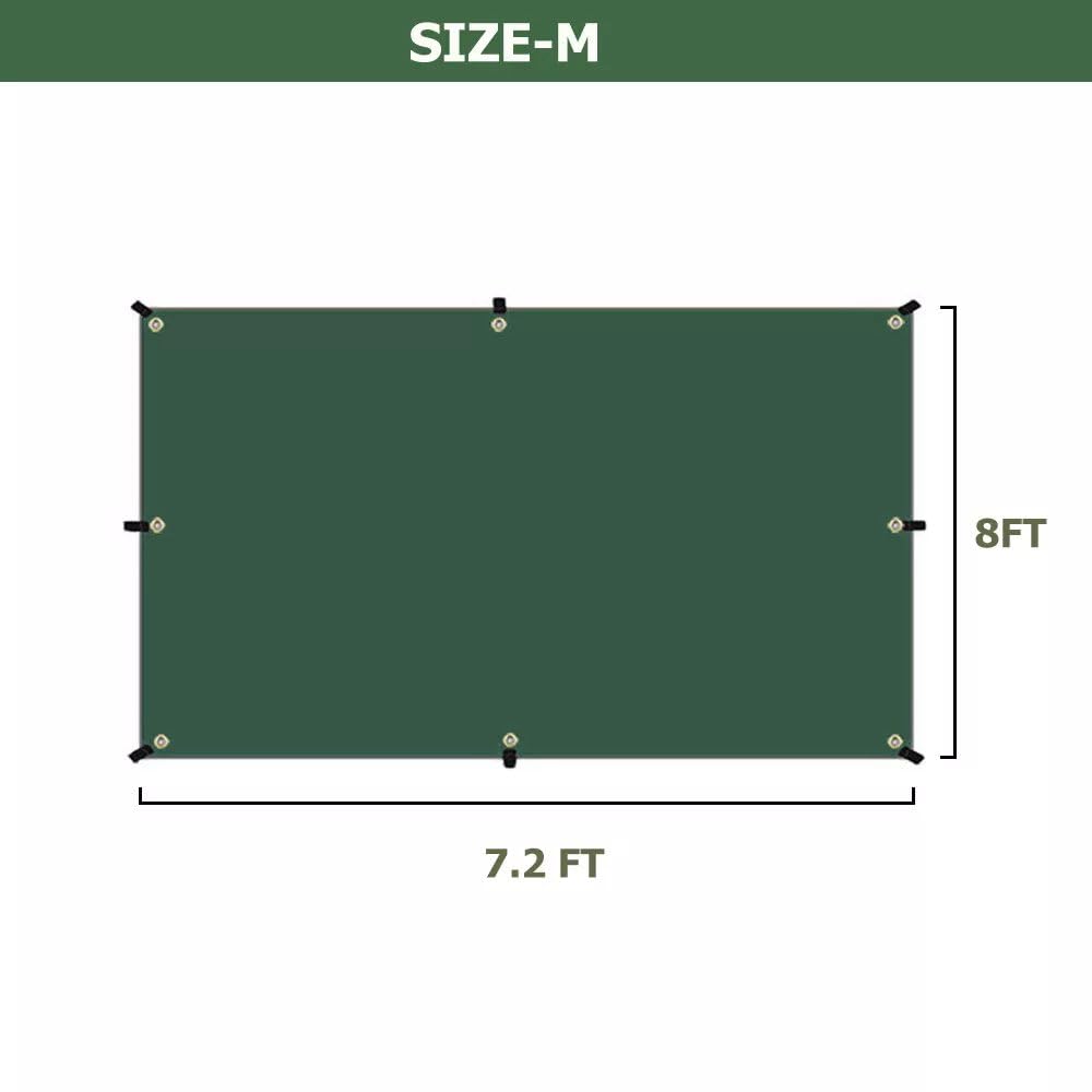 KANCOKIT waterproof tarp with PU3000 protection guarding gear
