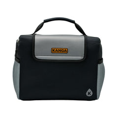 Kanga Brew Box Midnight front view, compact cooler ready for on-the-go lunches.