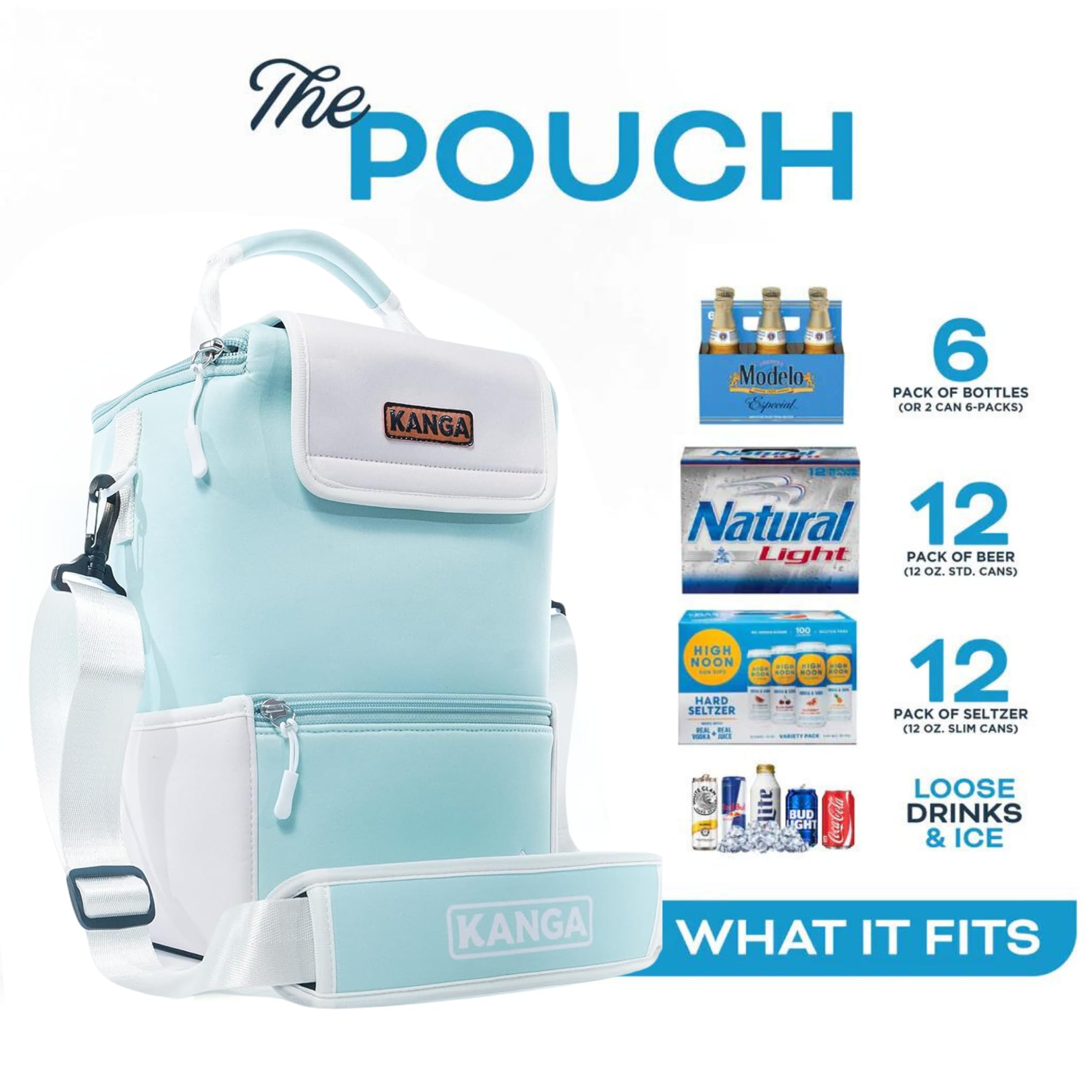 Kanga Breeze cooler bag seal highlights leak-proof interior for transport.