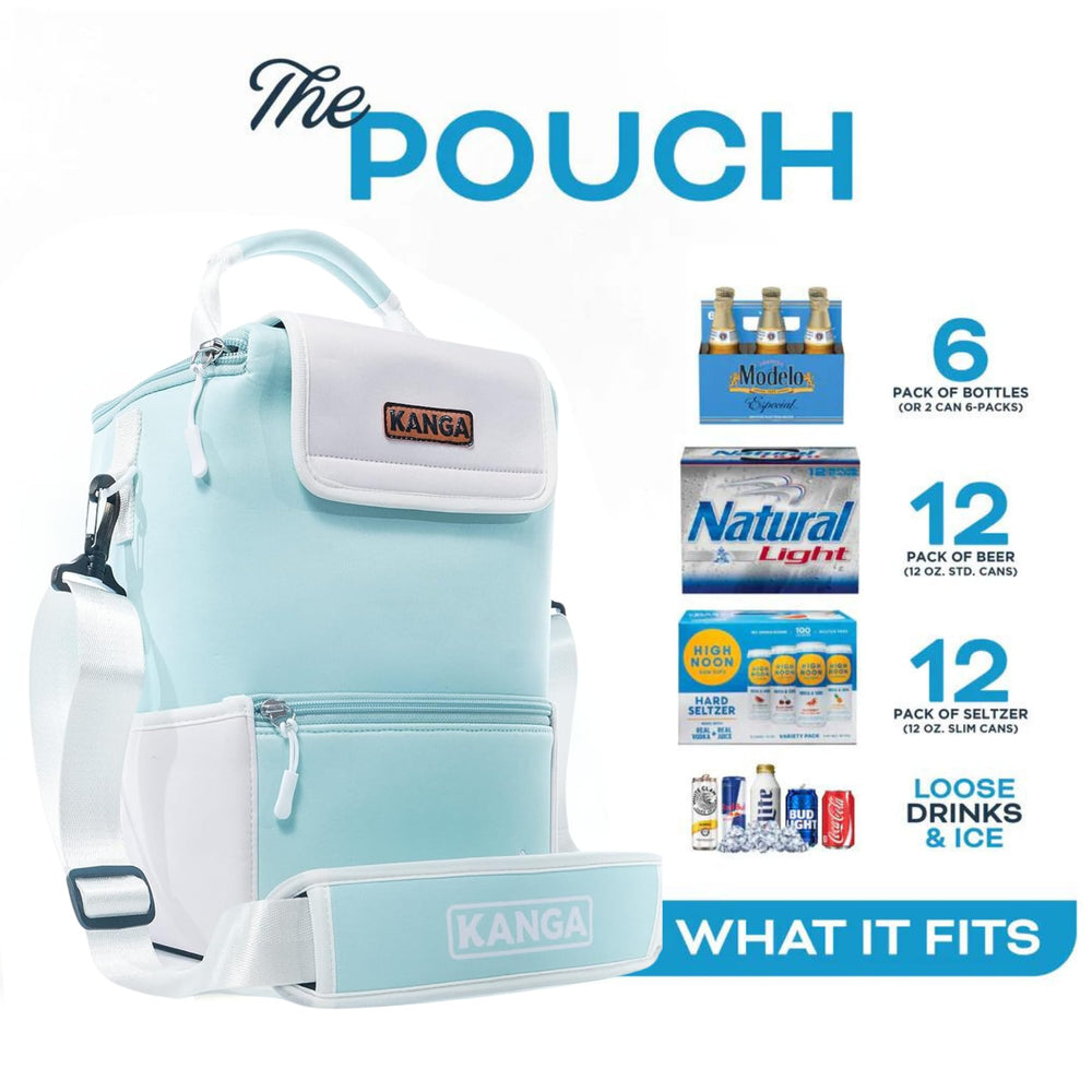 Kanga Breeze cooler bag seal highlights leak-proof interior for transport.