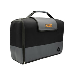 Kanga Kase Mate Midnight cooler from the front view, ready for outdoor use.