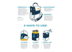 Kanga Pouch Cooler Midnight in use keeping beverages cold during outdoor adventures