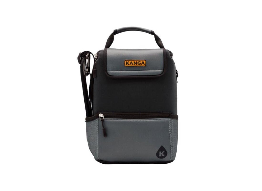Kanga Pouch Cooler Midnight overview showing portable soft cooler for on-the-go drinks