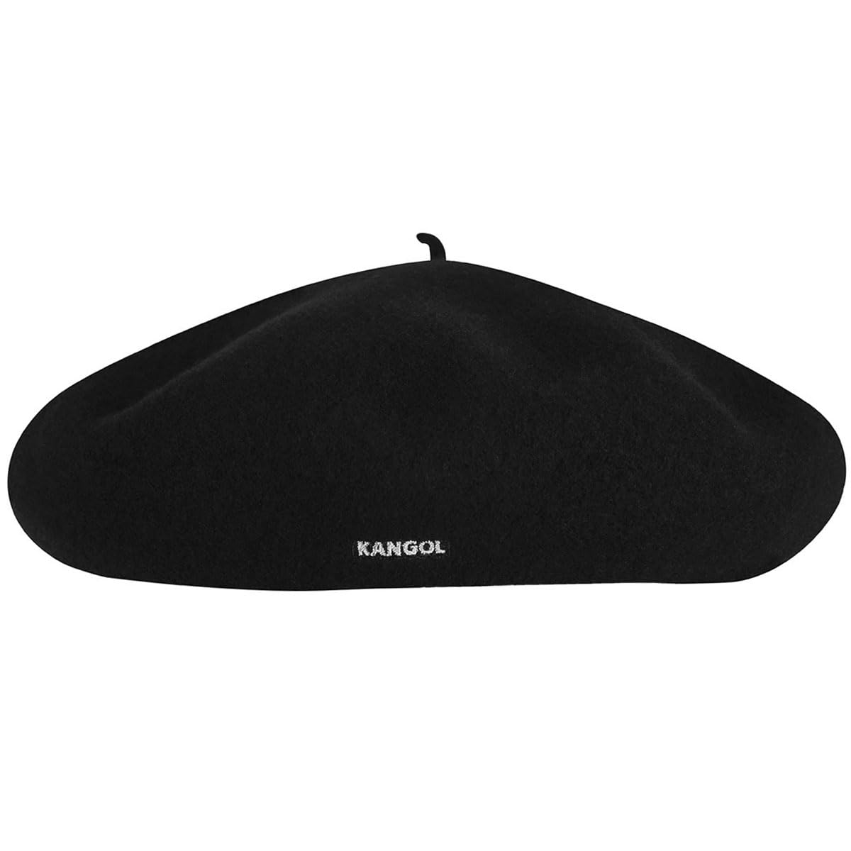 Kangol Anglobasque Beret Black XL on model for versatile everyday wear.