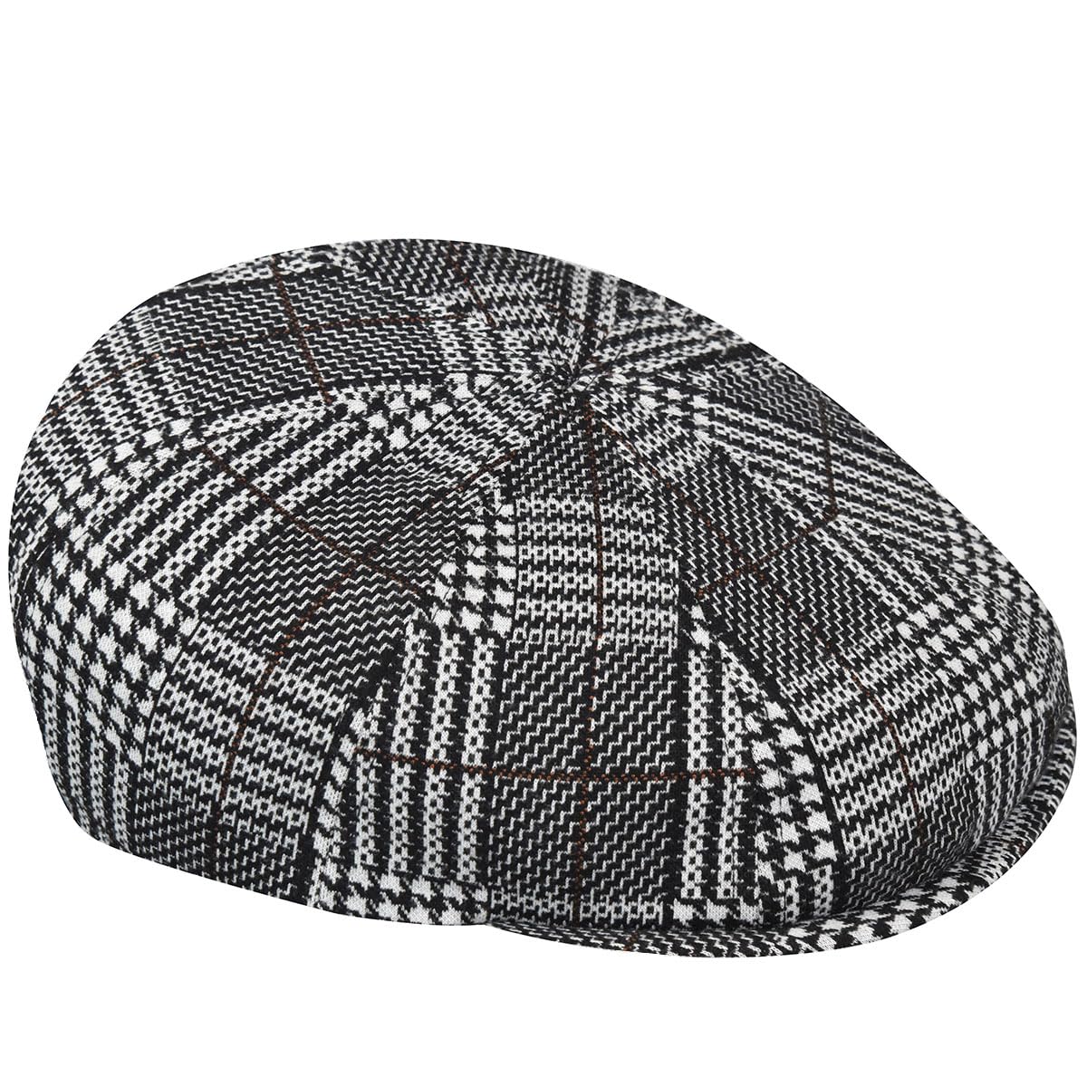 Kangol Pattern Flexfit Cap closeup fabric, showcasing durable cotton blend and texture.