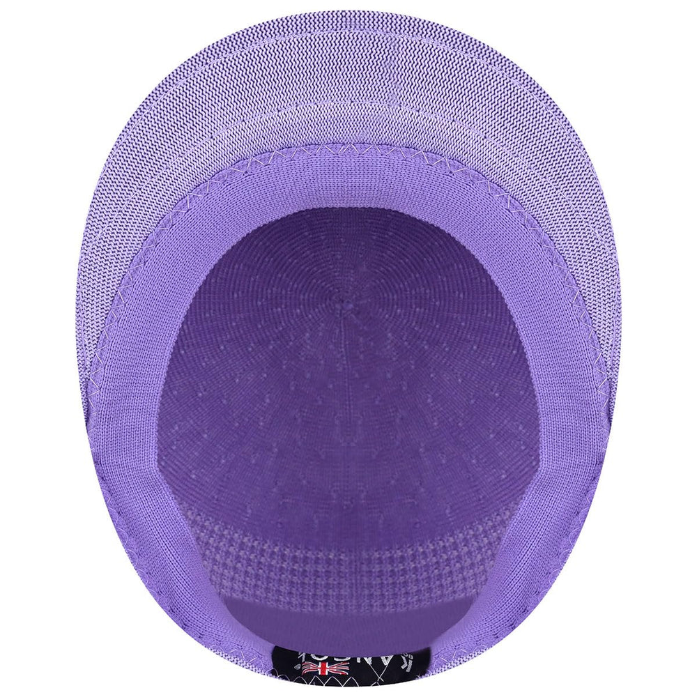 Headband detail showing 100% nylon for cool fit