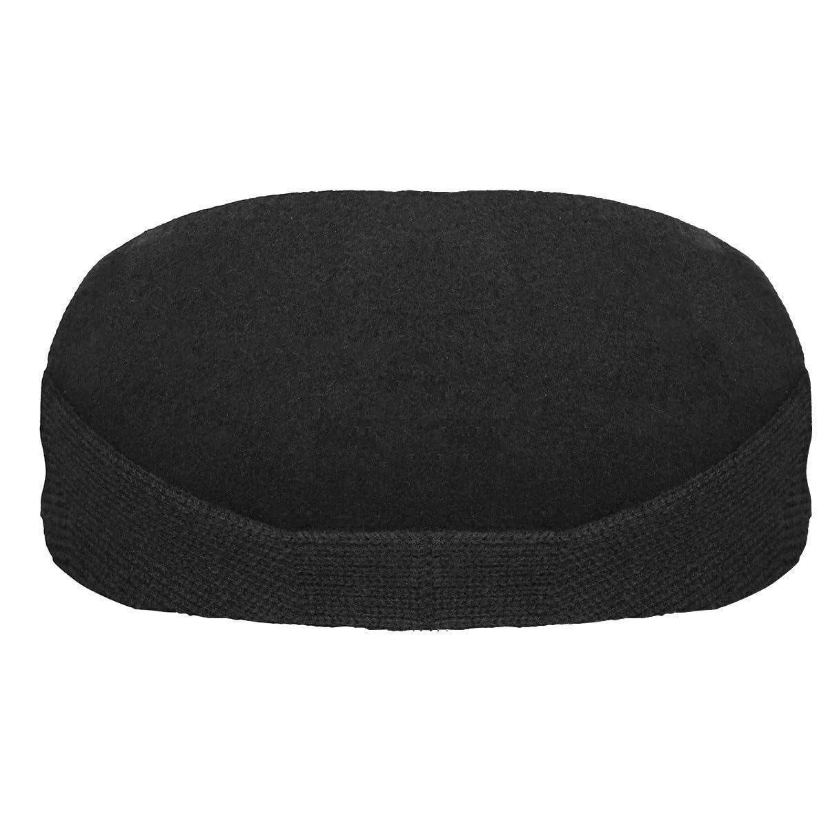Kangol Wool 504 earflap hat with folded-down earflaps for warmth on chilly days.