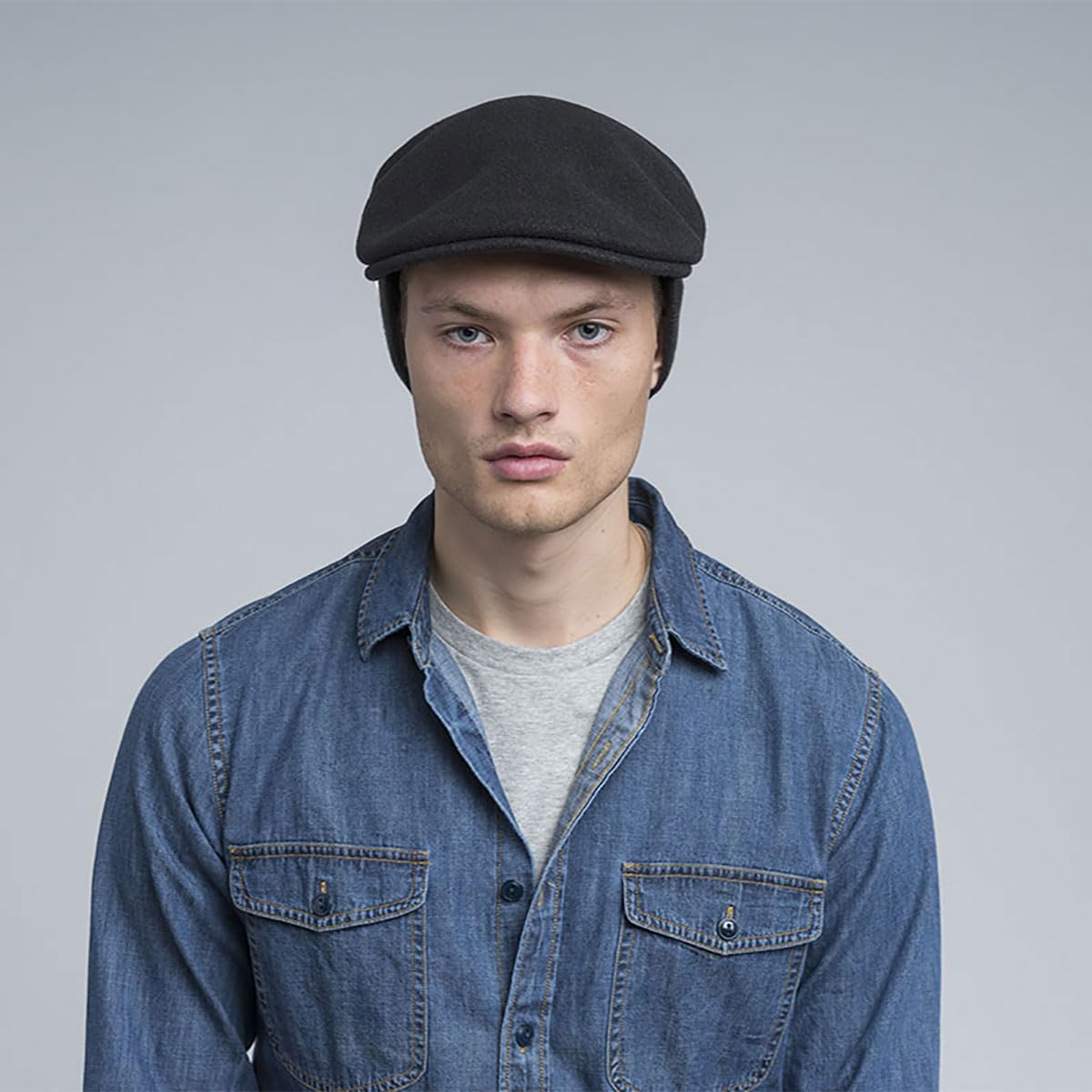 Kangol Wool 504 earflap hat packaging makes a thoughtful cool-weather gift option.