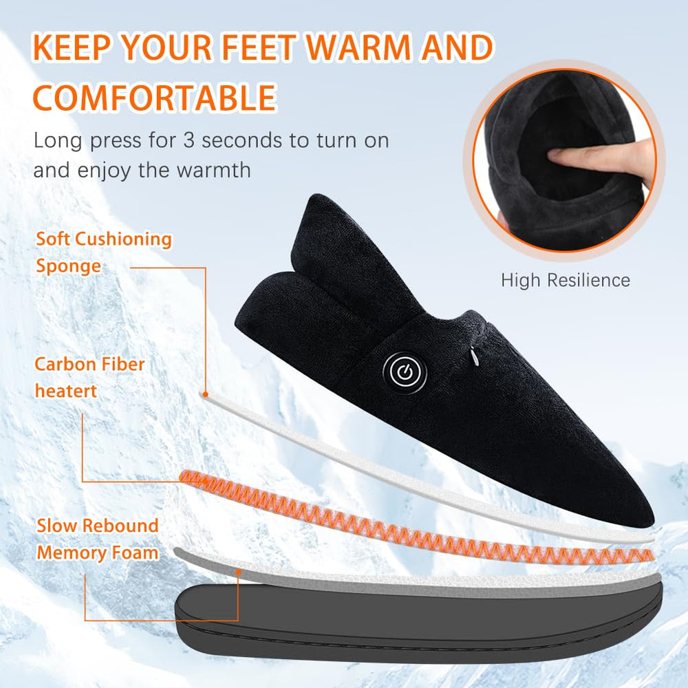 Kannino heated slippers sole detail shows anti-slip wave pattern for traction